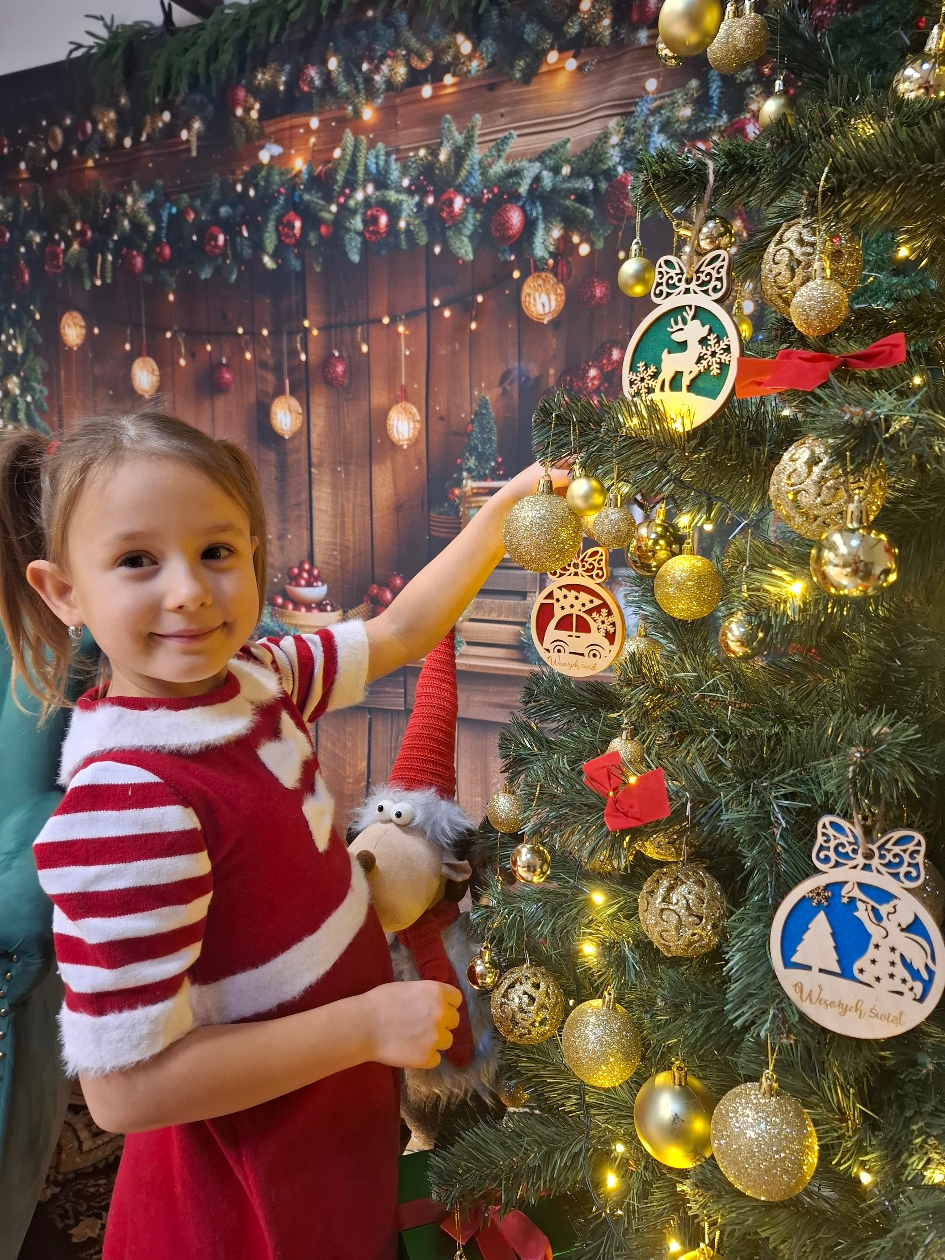 Bombka Drewniana z Imieniem