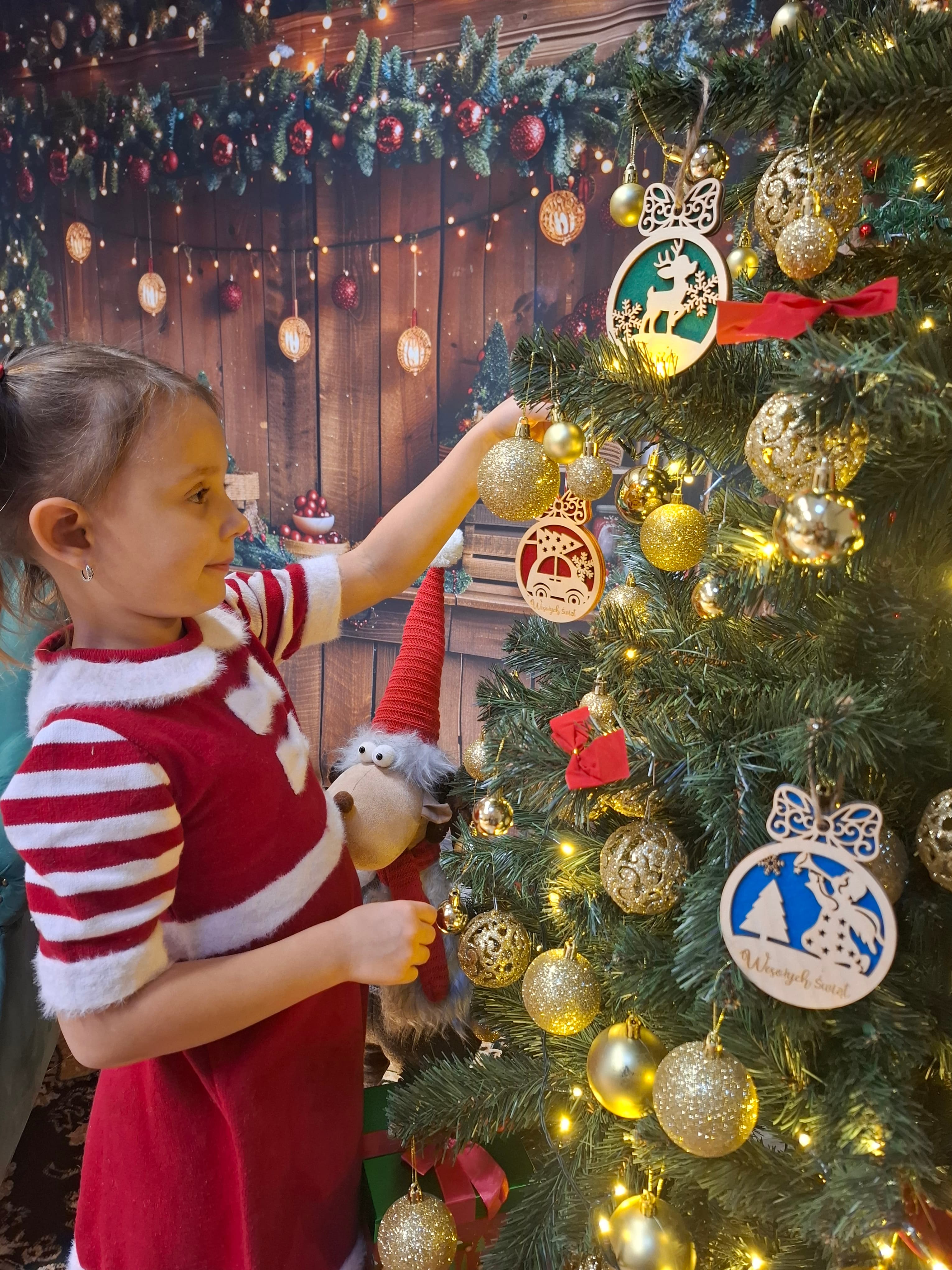 Bombka Drewniana z Imieniem